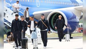Das DFB-Team kommt in Winston-Salem an.