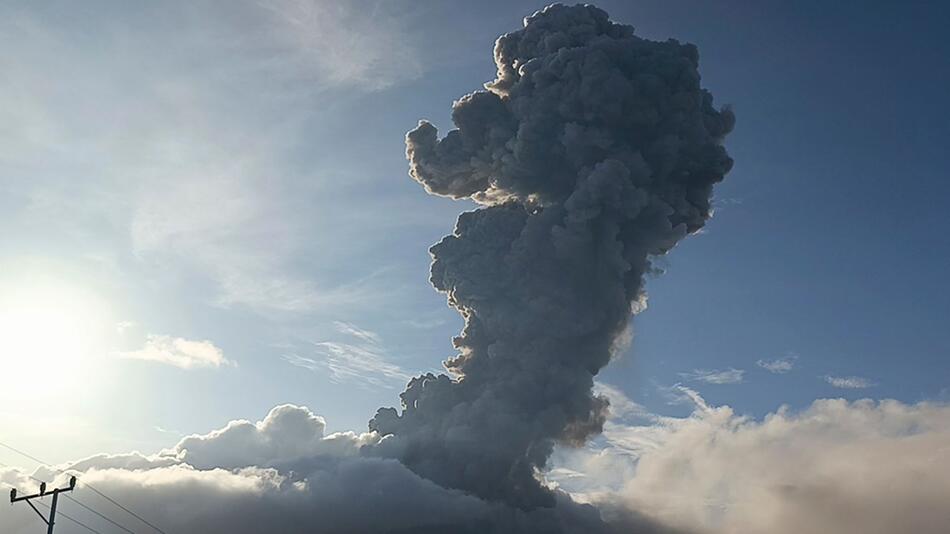 Vulkanausbruch in Indonesien