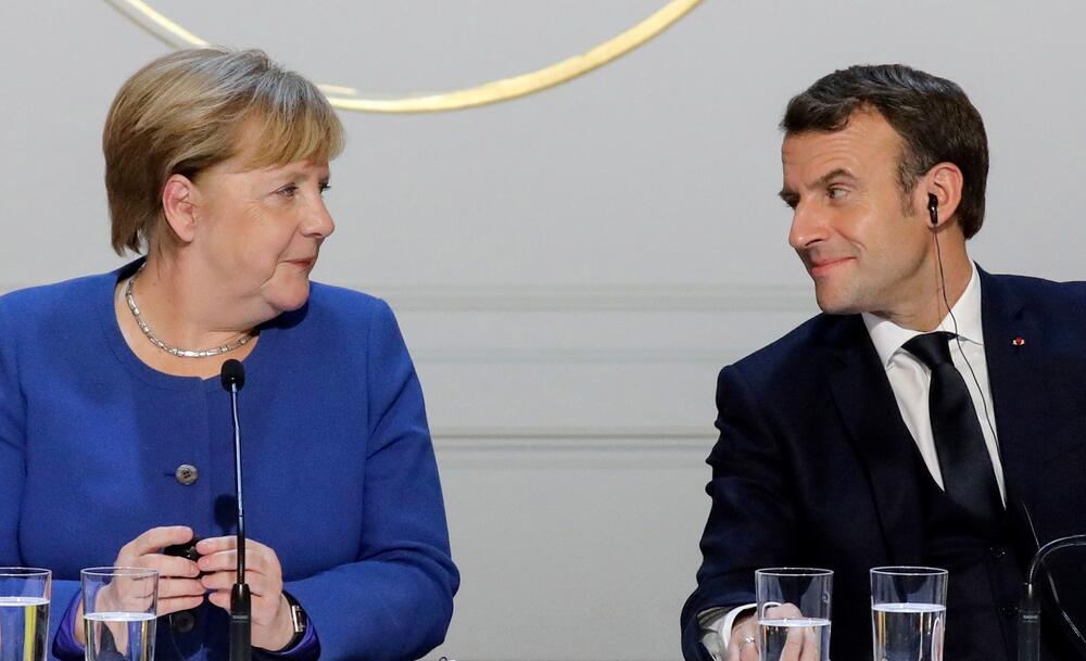 Angela Merkel, Emmanuel Macron