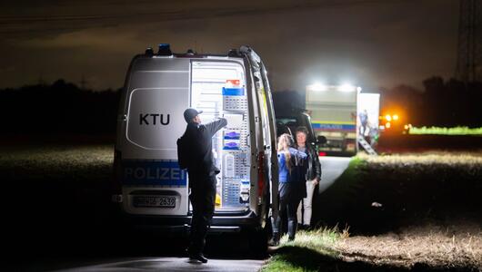 Polizeieinsatz am Umspannwerk in Dormagen