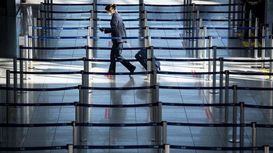 Coronavirus - Flughafen Düsseldorf