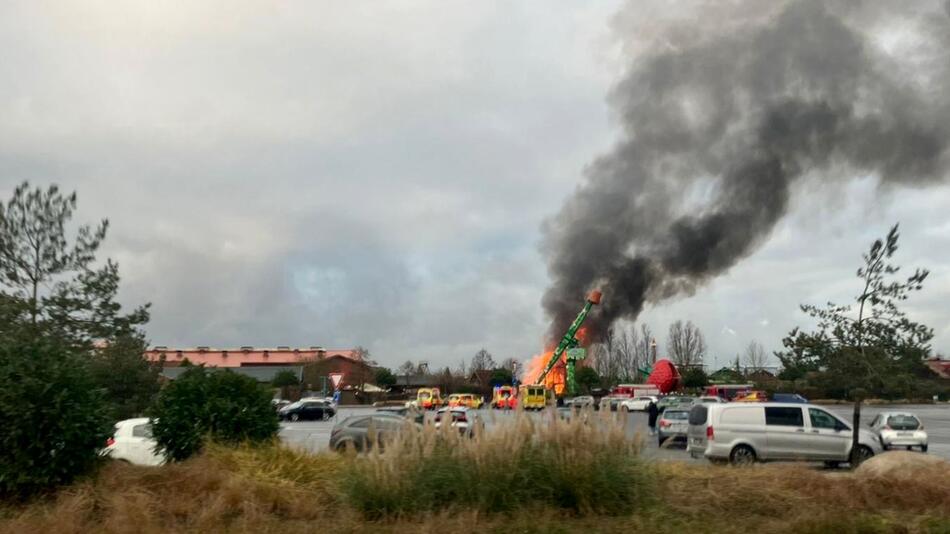 Brand in "Karls Erlebnis-Dorf"