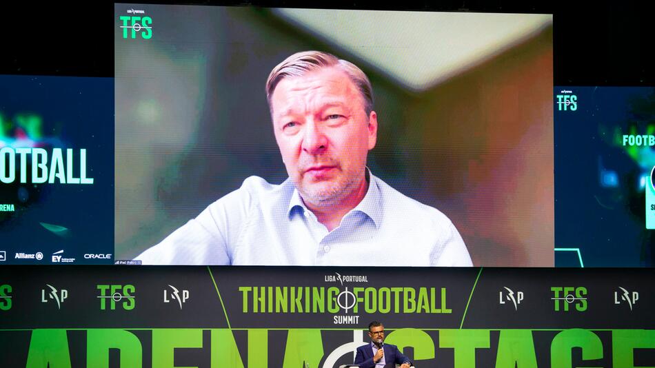 Donezk-Generaldirektor Serhij Palkin im September beim "Thinking Football Summit".