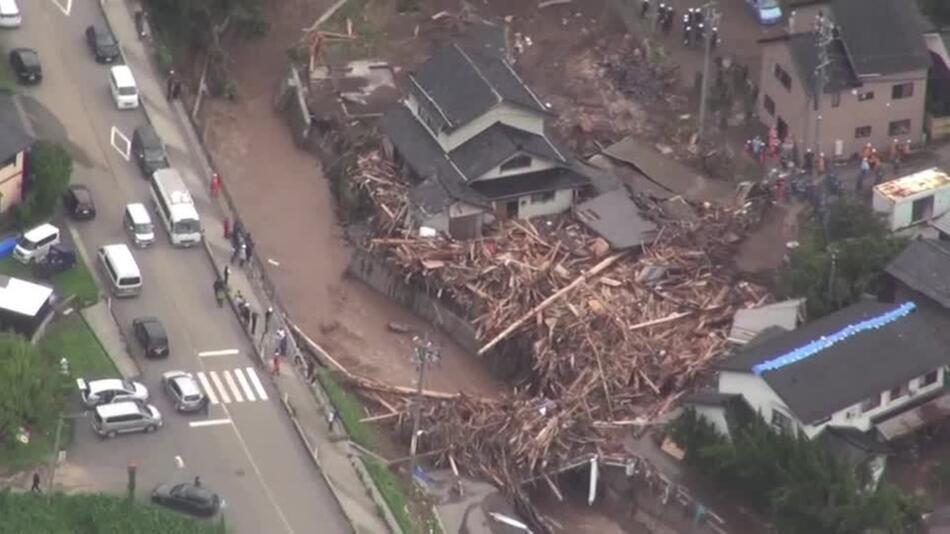 Japan: Heftige Regenfälle fordern mindestens ein Todesopfer