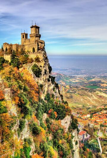 Hexen-Weg in San Marino.
