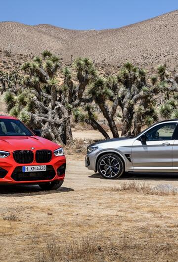 Kraftvolles Doppelpack: Der neue BMW X3 M und der neue BMW X4 M