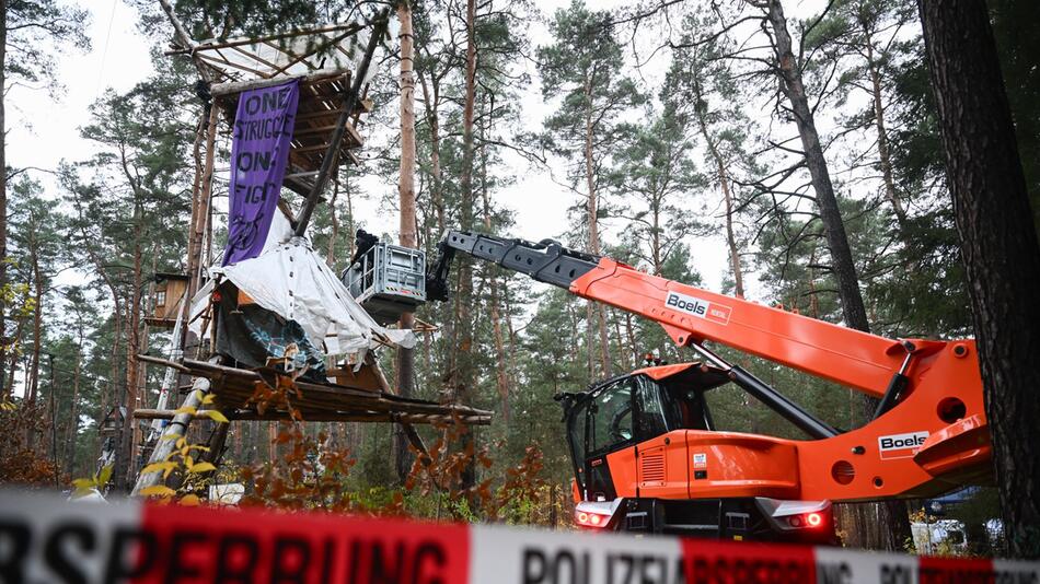 Räumung Tesla-Protestcamp in Grünheide