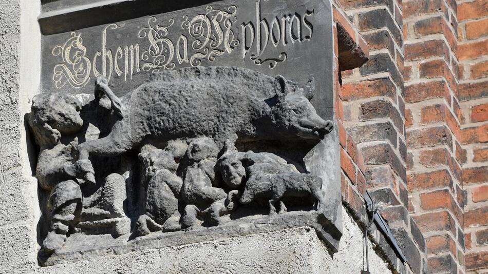 Antijüdisches Relief an Luthers Kirche