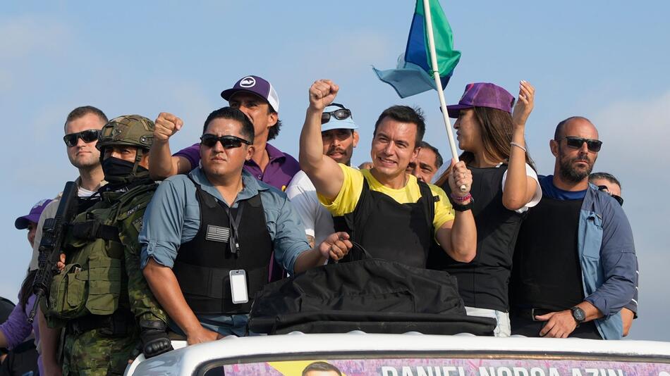 Vor der Stichwahl um Präsidentenamt in Ecuador