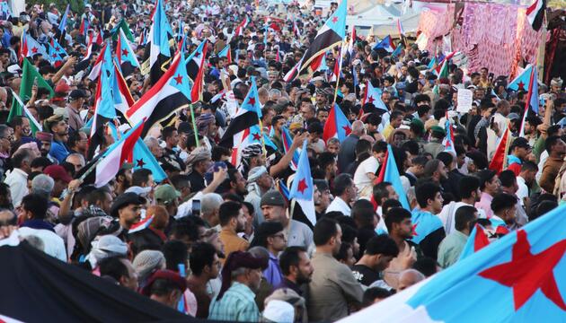 Konflikt in Jemen - STC-Kundgebung in Aden