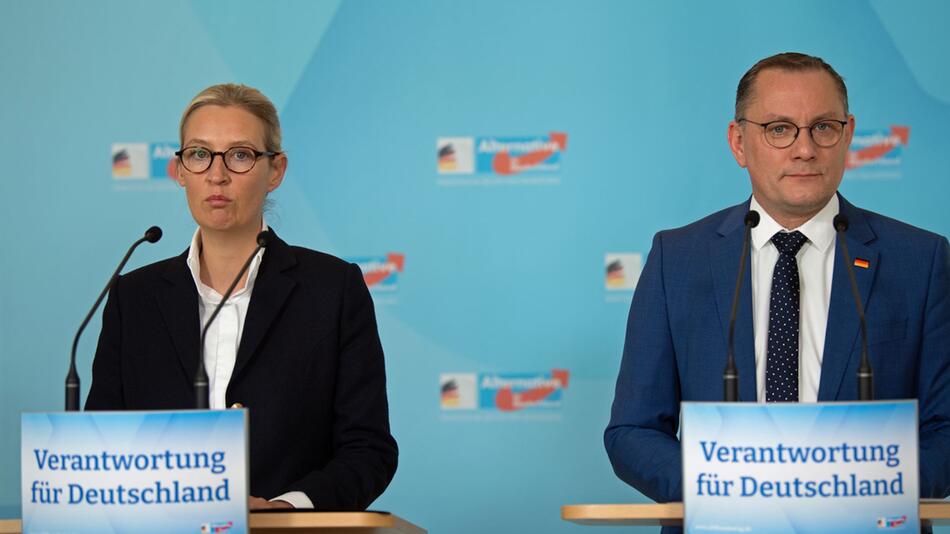 AfD-Parteichefs Alice Weidel und Tino Chrupalla