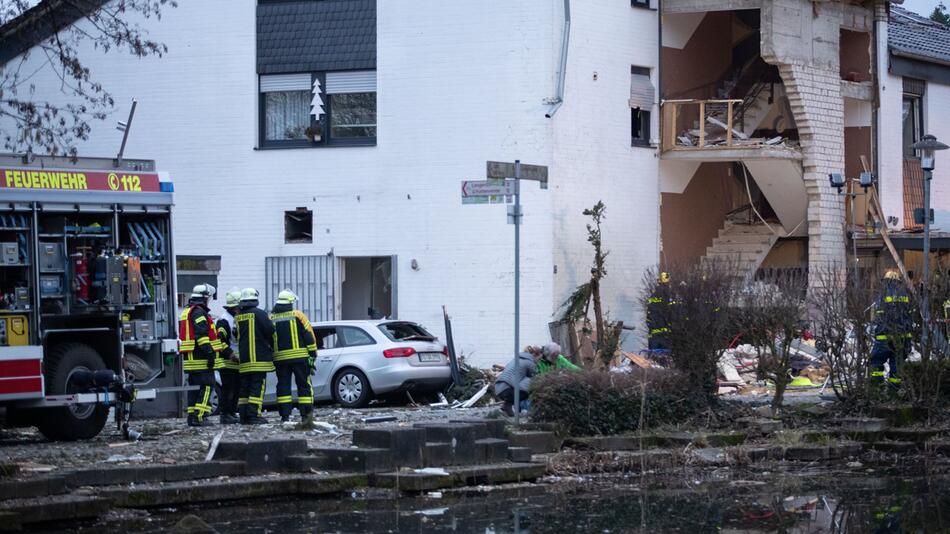 Gasexplosion in Mehrfamilienhaus