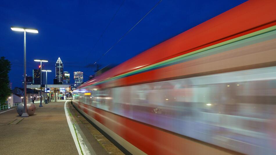 S-Bahnverkehr in Frankfurt