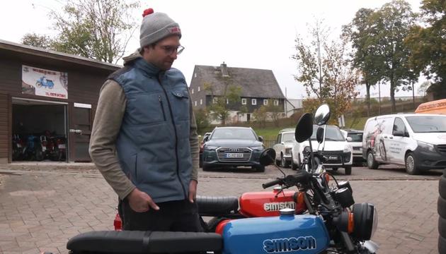 Elektro-Simson: Chemnitzer Betrieb rüstet DDR-Moped um