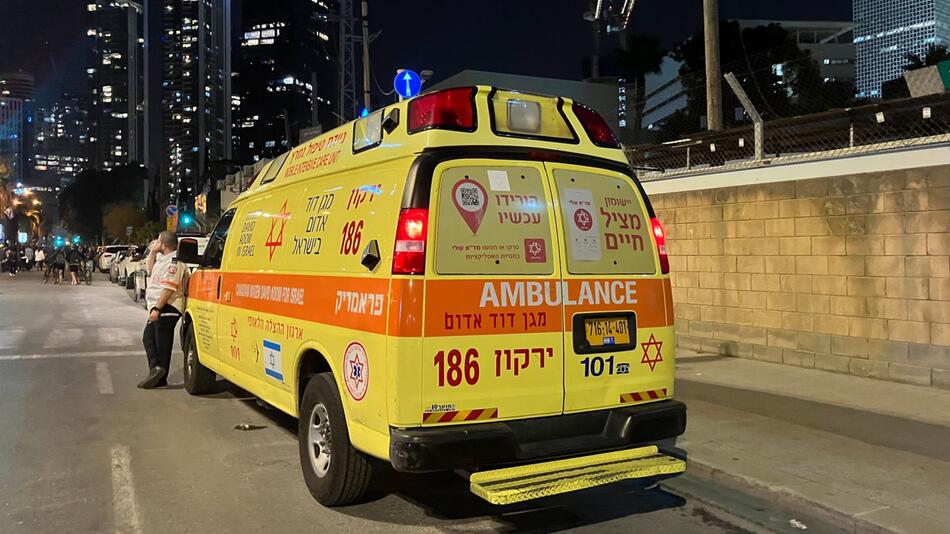 Krankenwagen in Tel Aviv