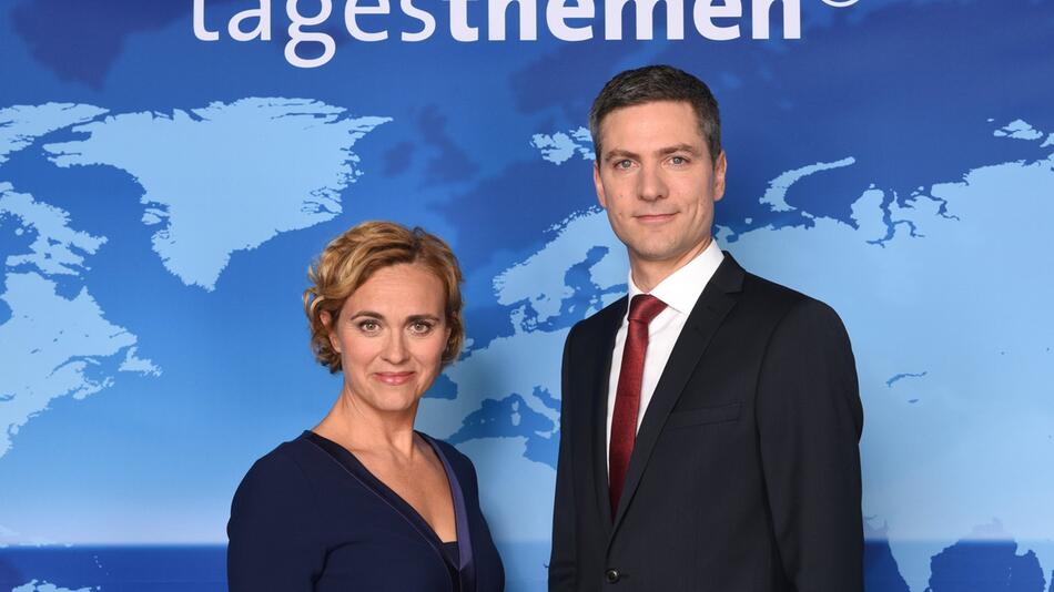 "Tagesthemen" - Caren Miosga, Ingo Zamperoni