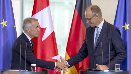 Premierminister Mark Carney und Friedrich Merz