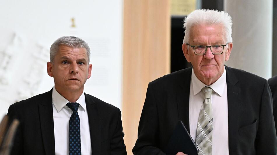 Landespressekonferenz mit Winfried Kretschmann