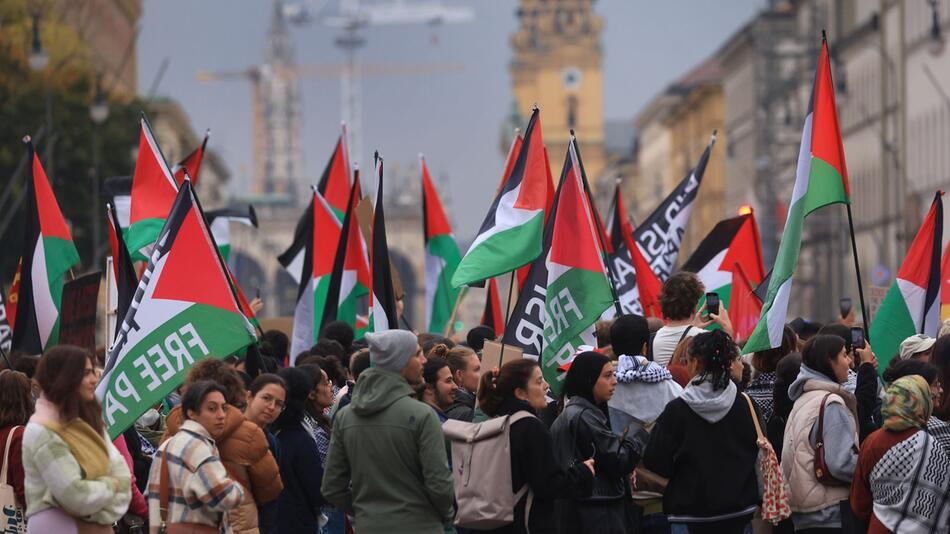 Propalästinensische Demonstration in München