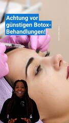 Vorsicht: Illegale Botoxhandlungen!