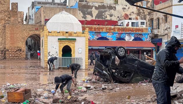 Nach Überschwemmungen in Marokko