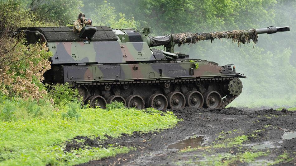 Deutsche Panzerhaubitze im Einsatz in der Ukraine