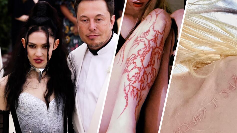 Elon Musks Freundin Grimes verwandelt sich in einen Alien