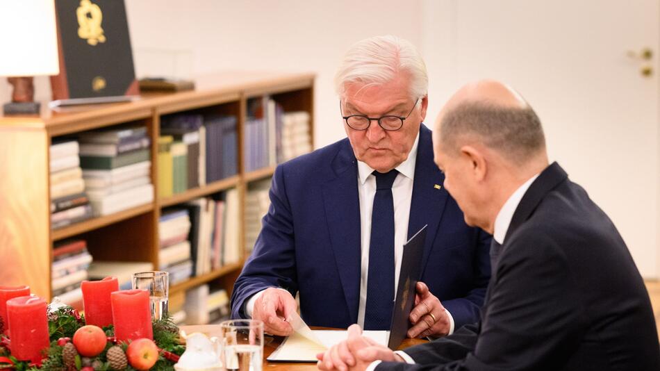 Vertrauensfrage - Bundeskanzler beim Bundespräsidenten