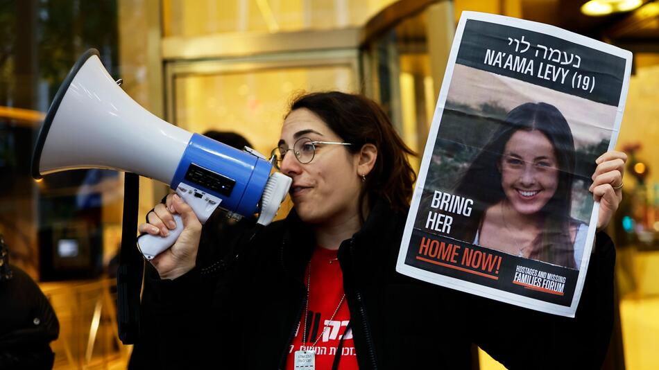 Demonstration in New York zur Freilassung israelischer Geiseln