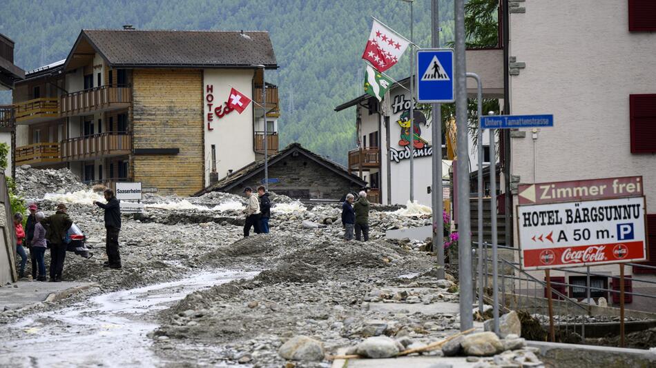 Erdrutsch in der Schweiz