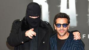 "Babo"-Premiere in Berlin: Rapper Haftbefehl (l.) und Elyas M'Barek.