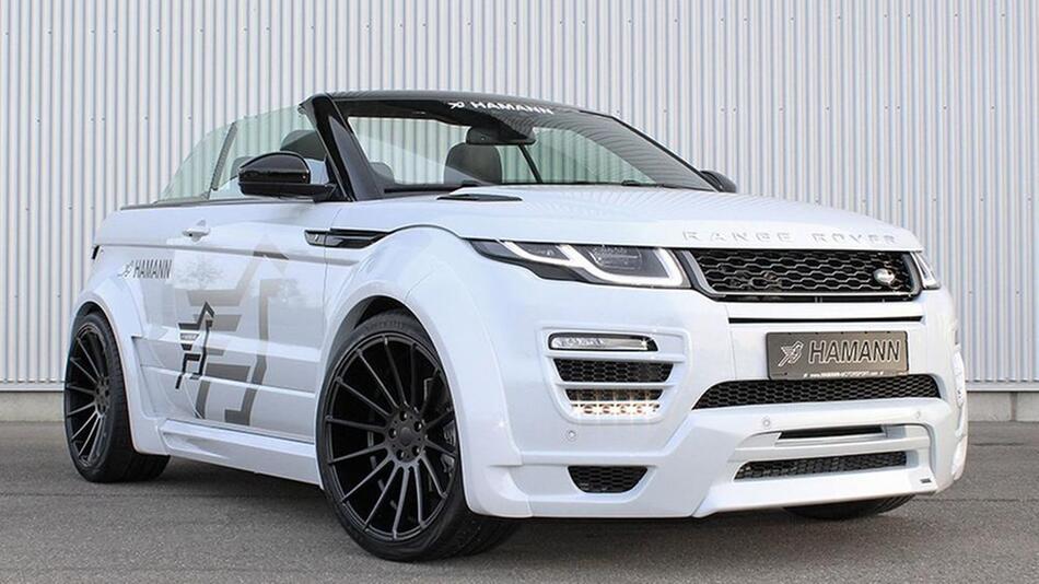 Range Rover Evoque Cabrio mit Widebody von Hamann