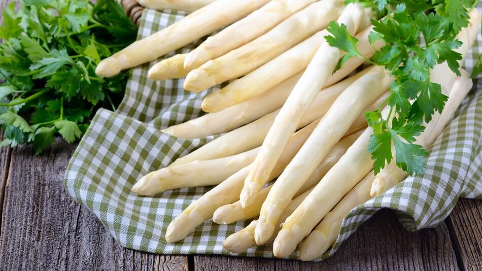 Weißer Spargel