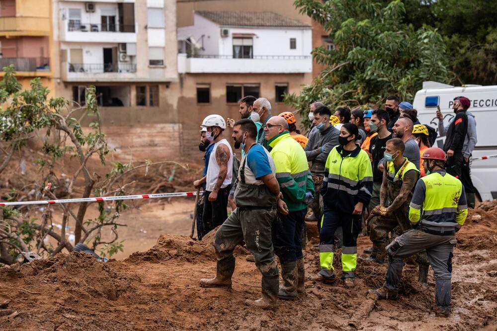 Nach den Überschwemmungen in Spanien