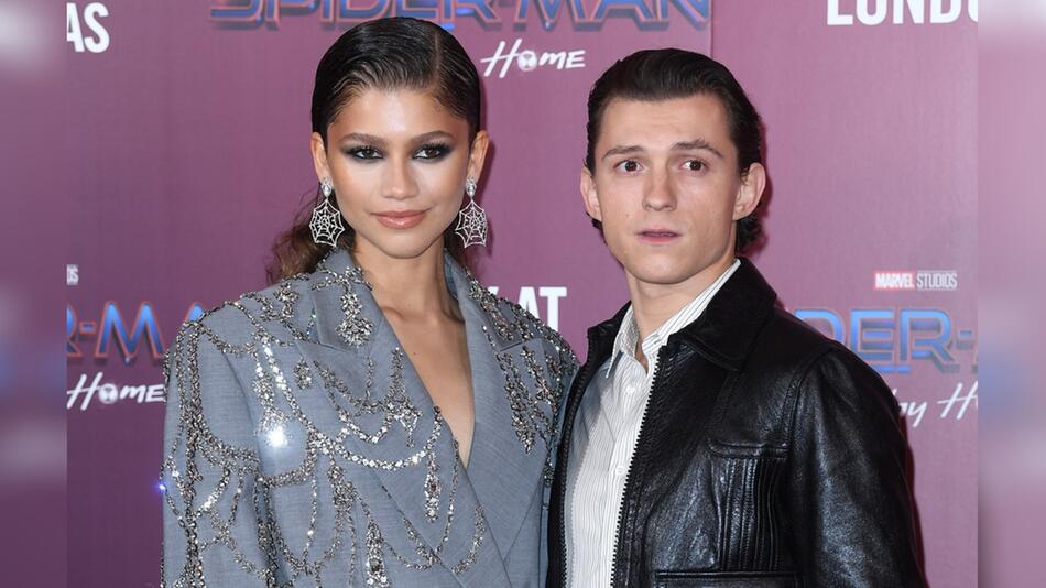 Zendaya und Tom Holland bei der Premiere von "Spider-Man: No Way Home" im Jahr 2021.