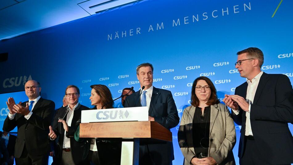 CSU nach den Landtagswahlen in Bayern