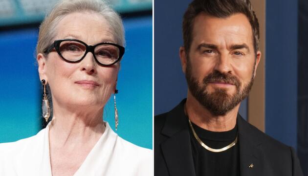 Meryl Streep und Justin Theroux standen gemeinsam für die "Der Teufel trägt Prada"-Fortsetzung ...