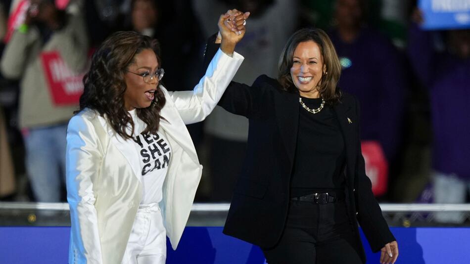 Oprah Winfrey und Kamala Harris