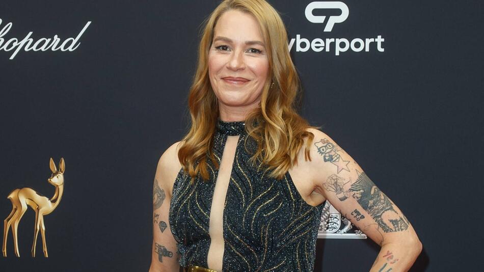 Franka Potente, hier bei der Bambi Verleihung 2023 abgelichtet, wurde einst durch "Lola rennt" ...