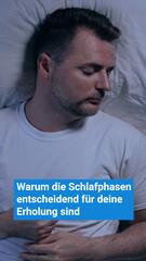 Die Schlafphasen sind entscheidend für die Erholung