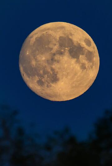 Vollmond als Supermond