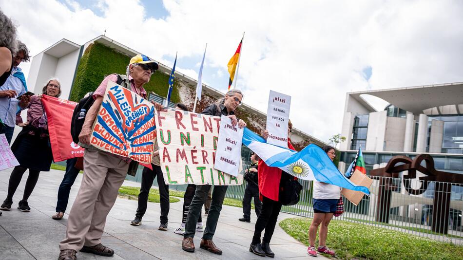 Argentinischer Präsident Milei in Berlin