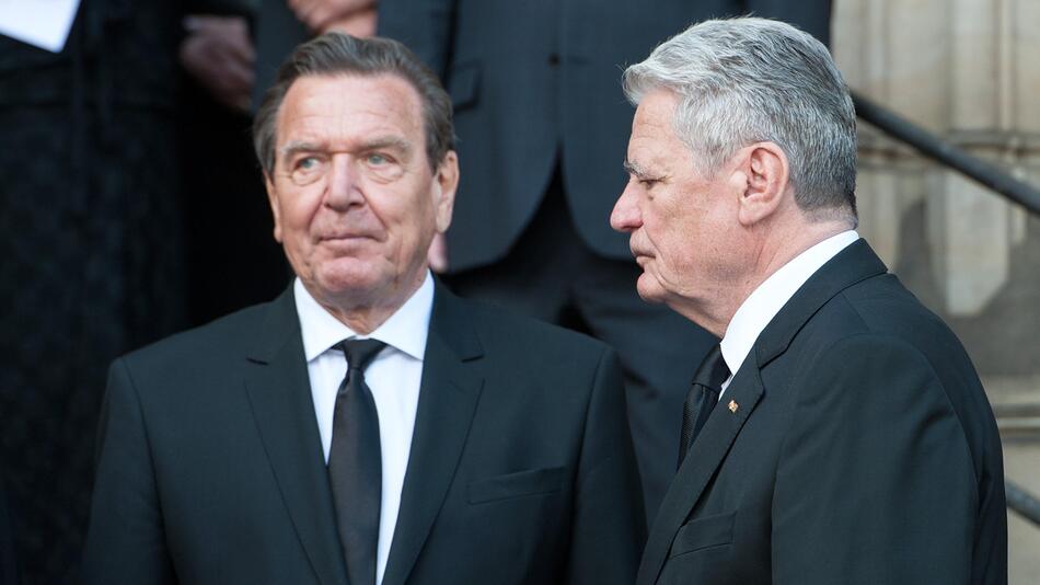 Gehard Schröder und Joachim Gauck