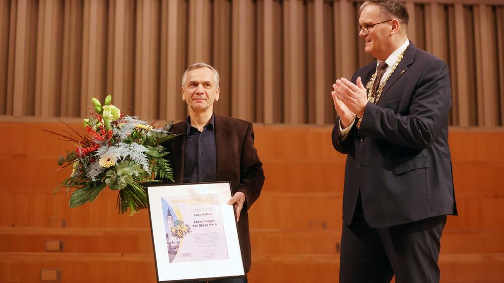 Ehrenbürgerschaft der Stadt Gera für Lutz Seiler