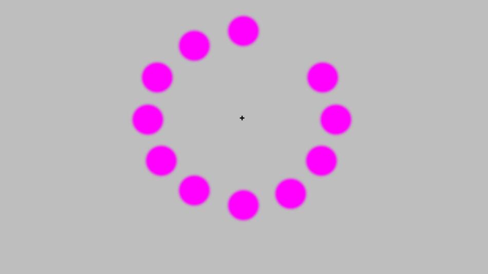 Optische Täuschung: Wo ist der grüne Kreis hin?