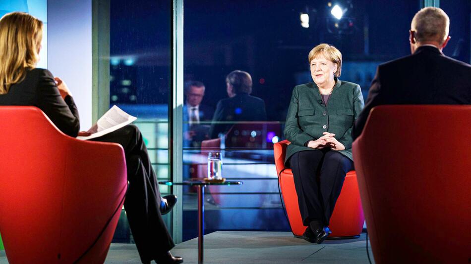 ARD-Sondersendung «Farbe bekennen» mit Bundeskanzlerin Merkel