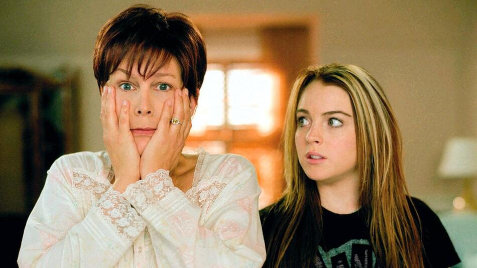 Ein Bild aus dem ersten Film: Jamie Lee Curtis (links) und Lindsay Lohan in "Freaky Friday".