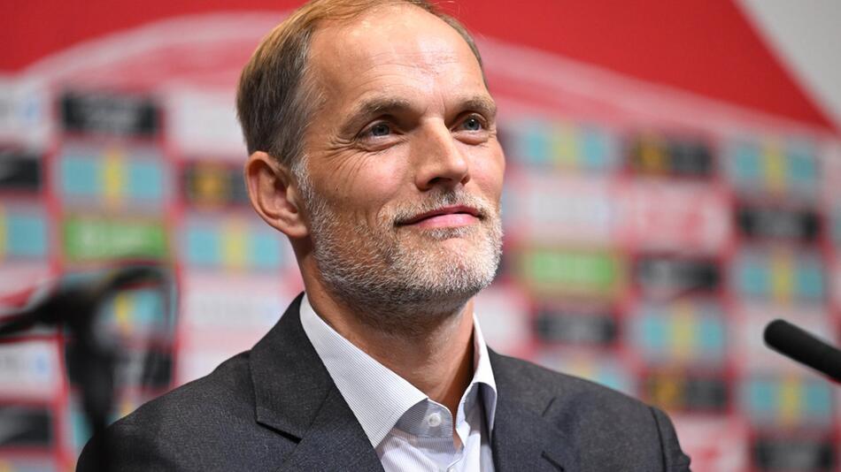 Thomas Tuchel bei seiner Vorstellung als England-Trainer.