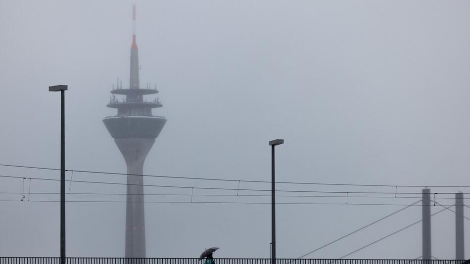 Regen in Düsseldorf