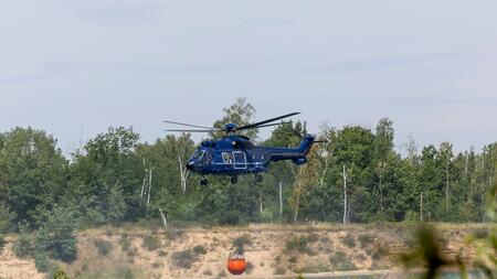 Waldbrand in der Gohrischheide - Orte weiter in Gefahr